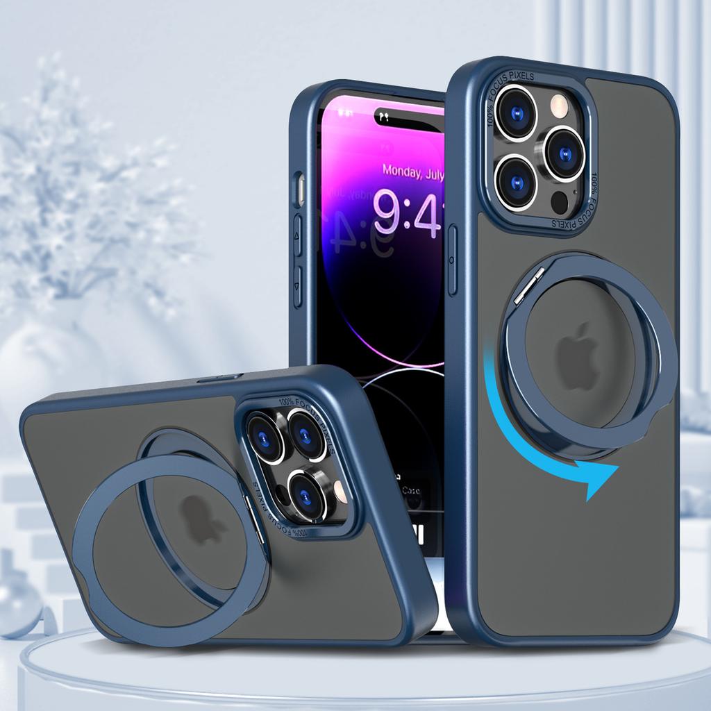The new model is suitable for Apple 11 mobile phone case fulcrum 111 rotating anti-drop car iPhone11Pro magnetic protective case