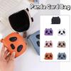 Mini Panda Card Holder Zipper Women Wallet Fashion PU Leather Coin Purse Outdoor