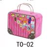 Rectangular Small Size Tinplate Boxes Beauty False Eyelashes Metal Packaging Boxes Retro Style Mini Tinplate Storage Boxes