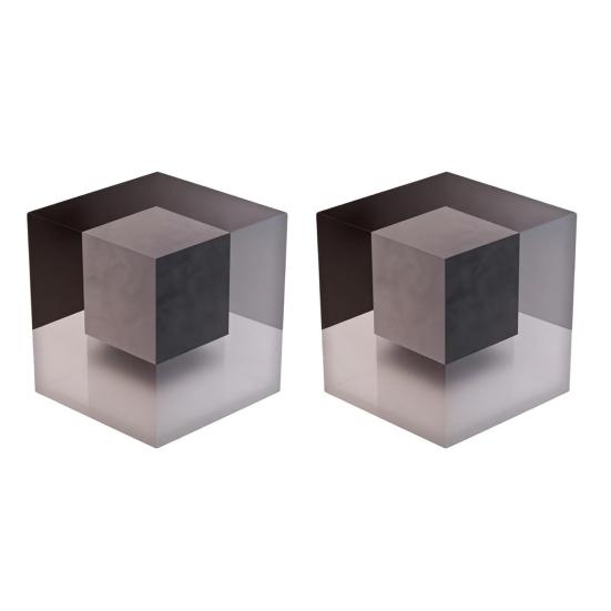 

1/2 Комплекти 3D Оптична Ілюзія Кутовий Настінний Декор Настінне Мистецтво, Що Перетворює Реальність Самоклеюча Знімна Стереоскопічна Наклейка Куб Дім Офіс Вітальня 2pcs