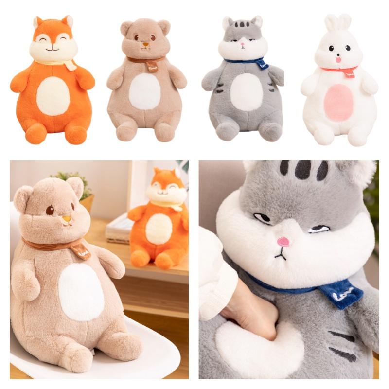 Cute Forest Friends Plush Toy Vivian Bear Leo Fox O Bubble Rabbit And Winky Cat 40cm Height