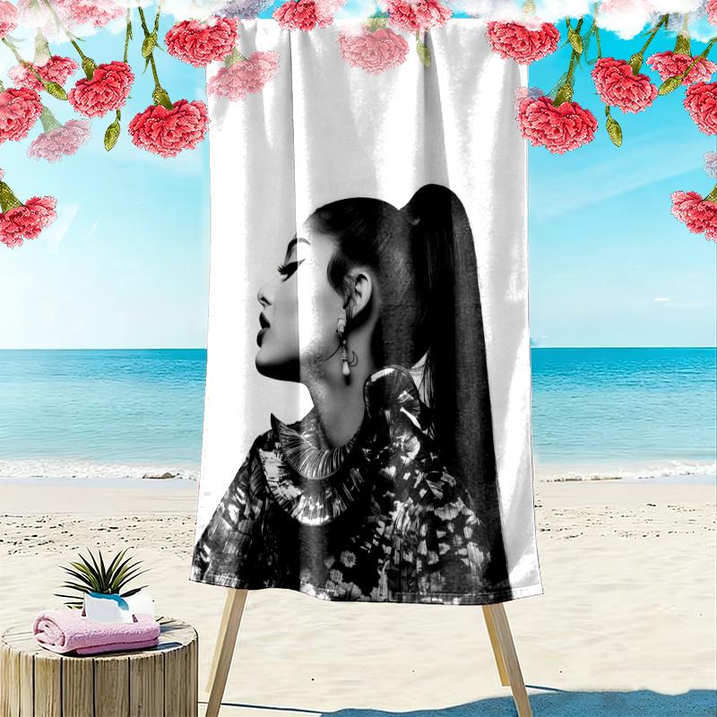 Ariana Grande Towel, Large Soft Quick Dry Towel for Beach Camping Swimming