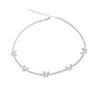 Fashion Full Diamond Sweet Cool Wind Butterfly Clavicle Chain Luxury Necklace Temperament Jewelry Woman