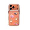 Cute Pink Cat Phone Case for iPhone 16/15p/14/17 Pro Max with Round Edges