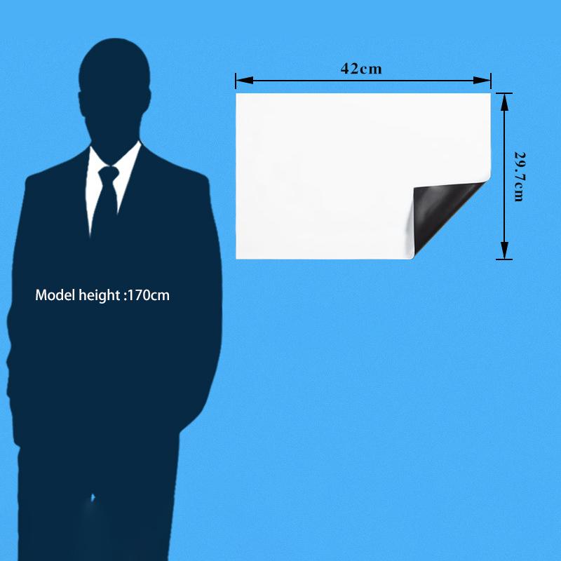 A3 A4 A5 PET Magnetischer Kühlschrankaufkleber Kleine Weiche Whiteboard Löschbare Heim Büro Pinnwand mit Stift