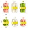 Reusable Ice Storage Box with Lid Portable Pressing Ice Cube Mold Square Fruit Ice Cube Maker Trays Home & Bar Tools Accessories