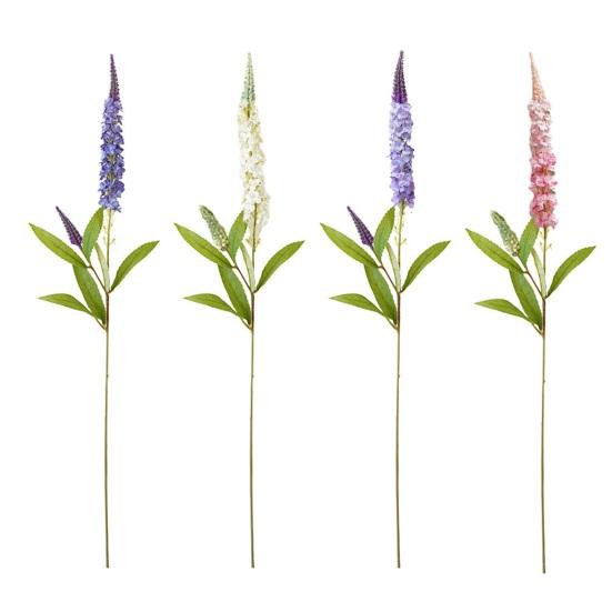 Single Stem Artificial Lavender Easy Care Not-fading Flower Arrangement Faux Silk Flower for Home Wedding Decoration