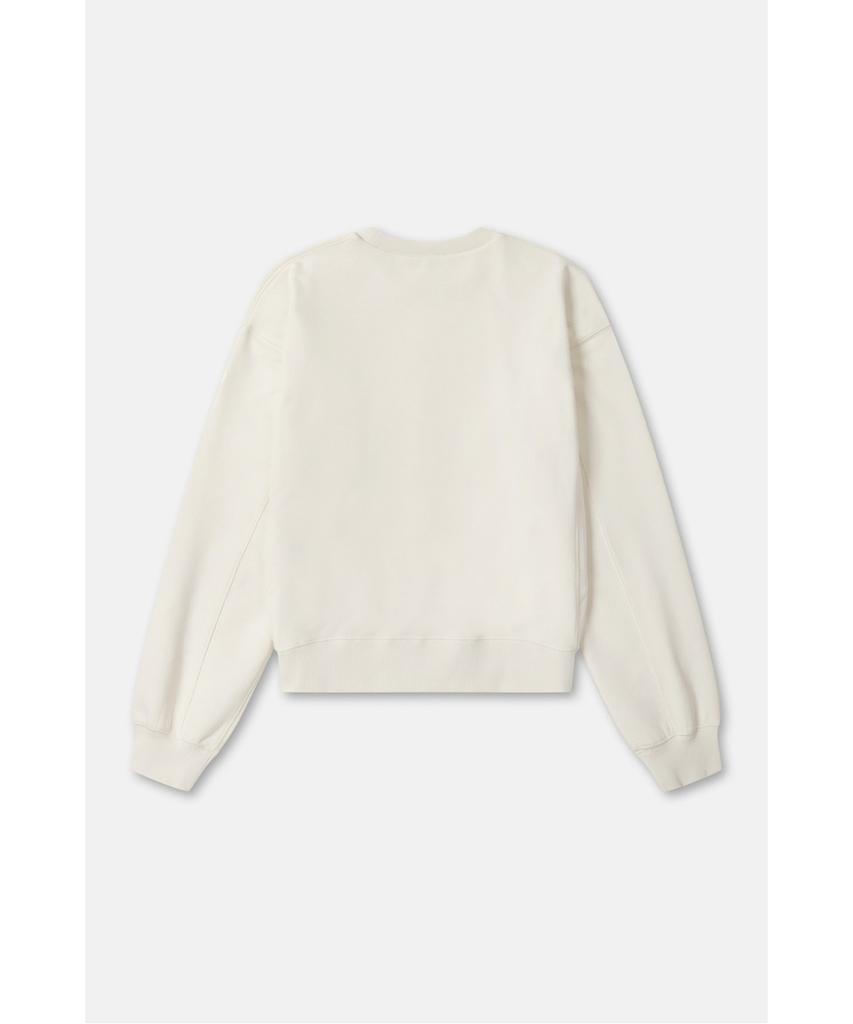 Koolongseupocheu [Atelier Line] Women'S Relaxed Fit Structured Sweatshirt 6Wtbs26542Cre