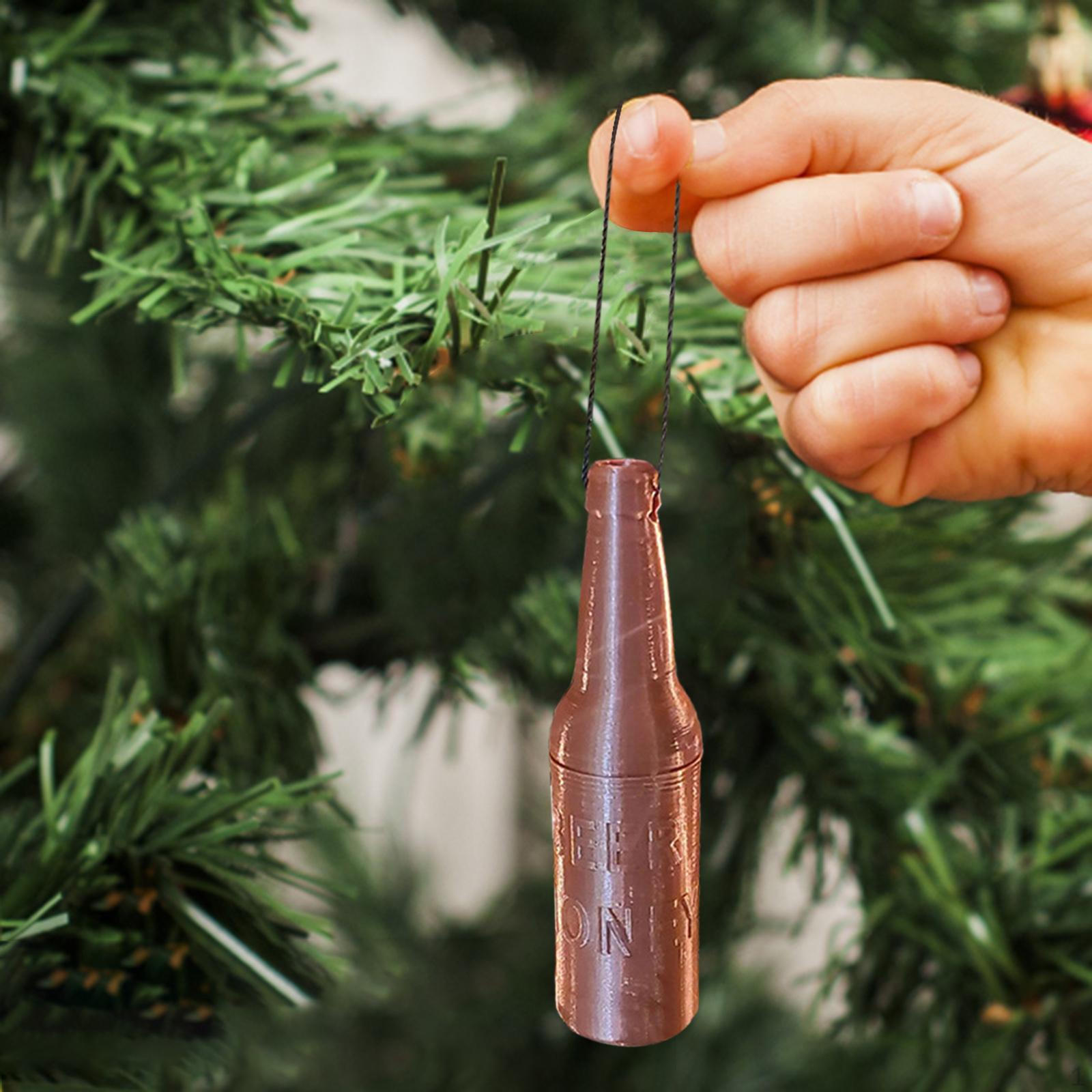 

Christmas Tree Hanging Ornament Xmas Gift for Kids Home Decor Fireplace Walls Window Bottle