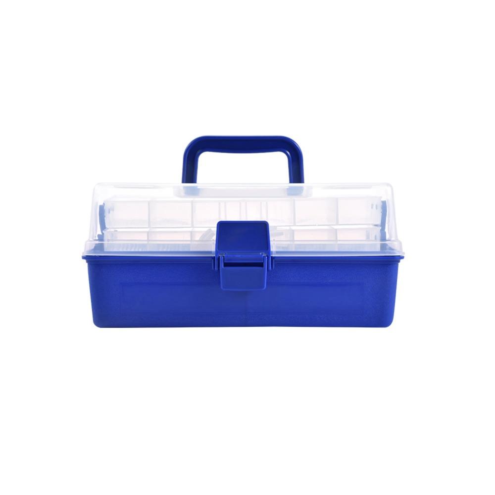 3 Layers Fishing Tackle Storage Box ABS PP Fishing Accessory Box  Outdoor Fishing