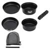 Campingtopf Pfanne Antihaftbeschichtung Tragbares Aluminiumlegierung Outdoor Kochgeschirr Set zum Wandern