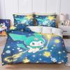 Kuromi Sanrio Kerstcadeaus Dekbedovertrek Set Beddengoed Dekbed Sets King Size 3D Kinderbeddengoed Set 3-Delig Thuis