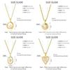 Simple Love Shell Pearl Necklace Does Not Fade Women'S Niche High-End Feeling Plated 18K Gold Collarbone Chain Necklace Jewelry