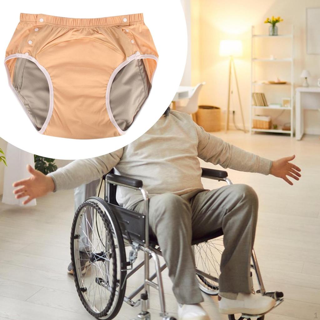 Inkontinensskydd Vuxen Tygblöjbyxor Skyddande Kalsonger för Kvinnor och Män