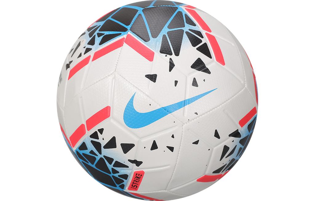 Nike Size 5 Soccer Ball Rubber Abrasion Resistant Machine Stitched Soccer Ball Unisex White Red Black SC3639-106