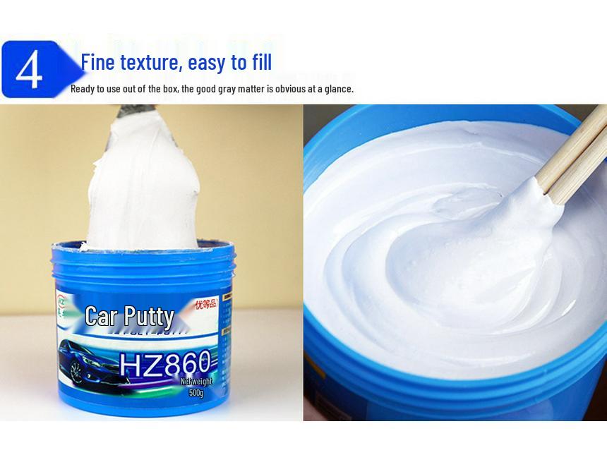 Haozhuo Quick-Drying Automotive & Furniture Putty Filler