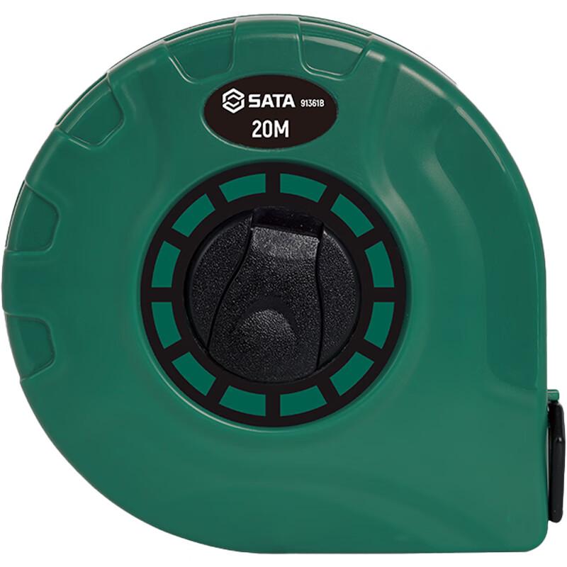 SATA 20m x 13mm Digital Fiberglass Tape Measure