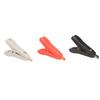 3Pcs P2005 Copper Gold Plated Alligator Clip LCR Kelvin Test Clip 10A