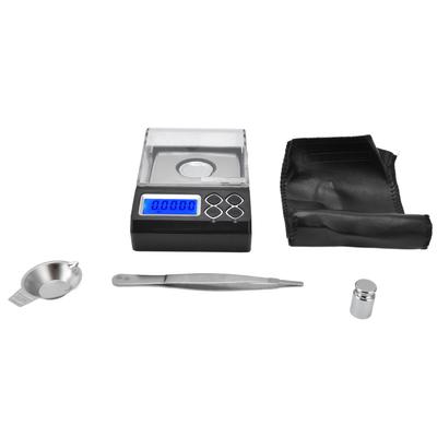 מאזניים דיגיטליים לקראט ניידים מדויקים מאזני מיליגרם דיגיטליים לשקילת תכשיטים 50 גרם 0.001 גרם