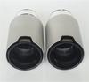 2 buc Universal ID 63MM OD 89MM Capete Finale Eșapament Auto pentru BMW 2.5'' intrare, 3.5'' ieșire Cu Logo