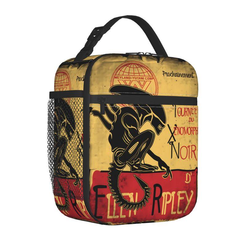 

Vintage Tournee Du Xenomorphe Noir Essential Insulated Lunch Bag Alien Ellen Ripley Portable Waterproof Thermal Cooler Tote Bags чёрный