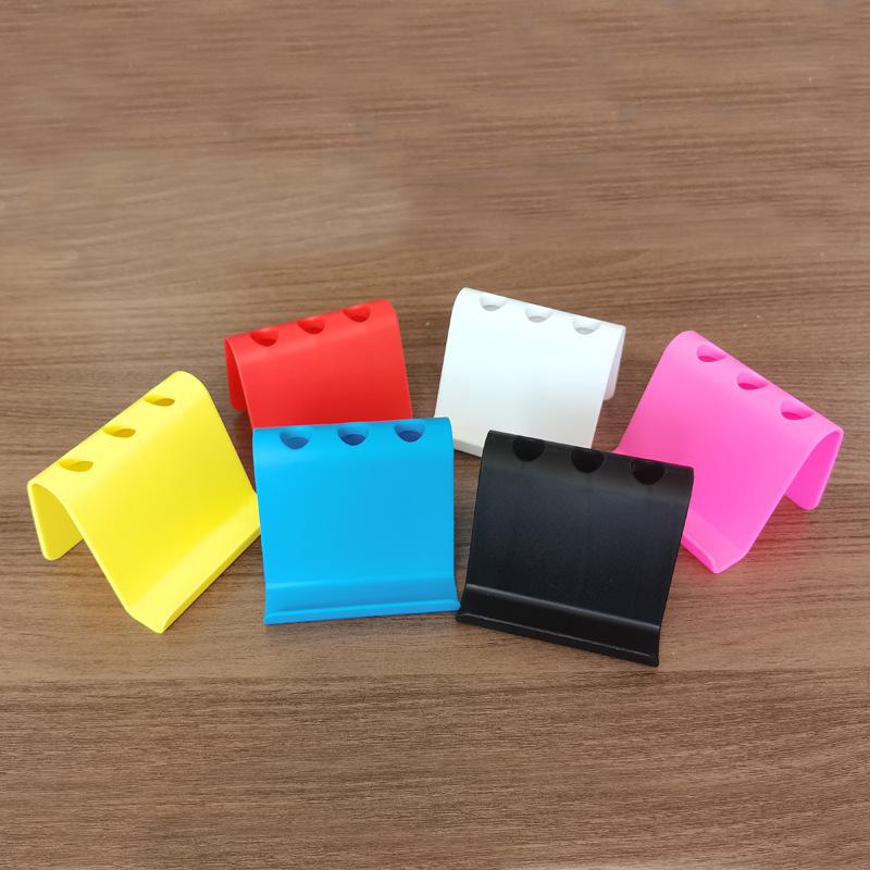 Korean Style Practical Business Card & Phone Stand - Portable, Customizable QR Code, Ideal Small Gift