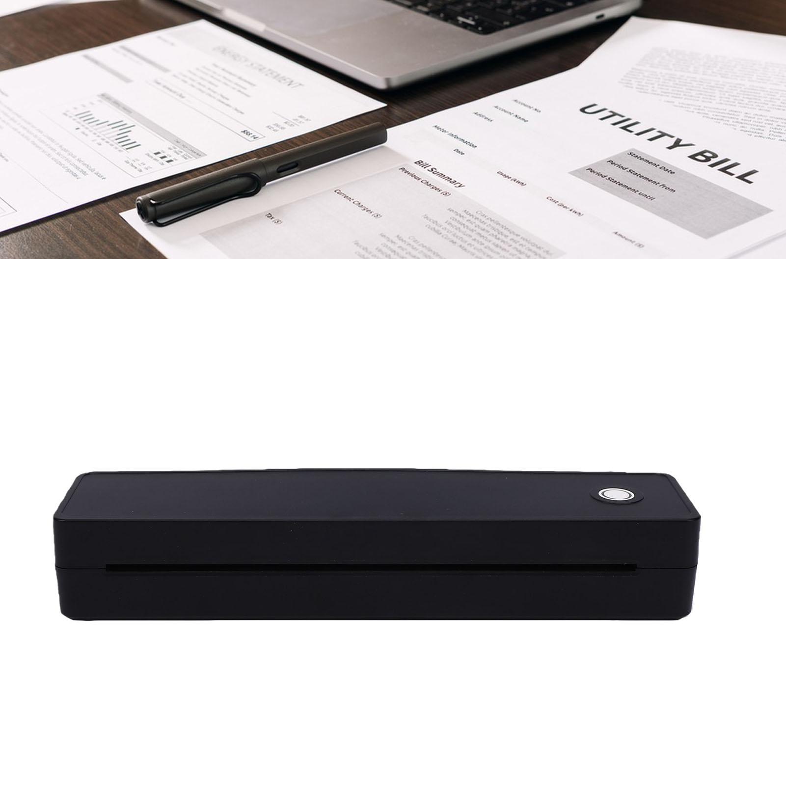 Paper Thermal Printer 203dpi Inkless Portable