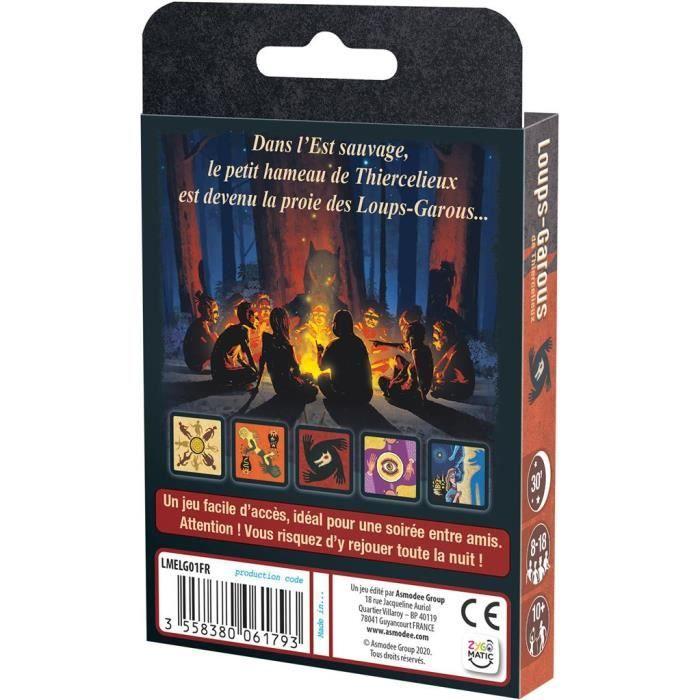 Lot « loups garou de thiercelieux » + extension nouvelle lune + 1 décapsuleur blumie (jeu de base + nouvelle lune)