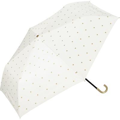 Sun Gold Petit Light UV UPF Heat Suitable for Rain or Folding Perfect for and Stylish and Cute for Product [2025] Wpc. Umbrella, Heart, Mini,