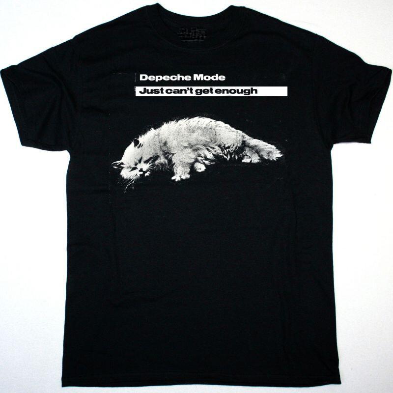 Vtg Depeche Mode Just Can t Get Enough Cotton Black S-5XL Unisex Shirt AA2008 Unisex T-Shirt XXXXL
