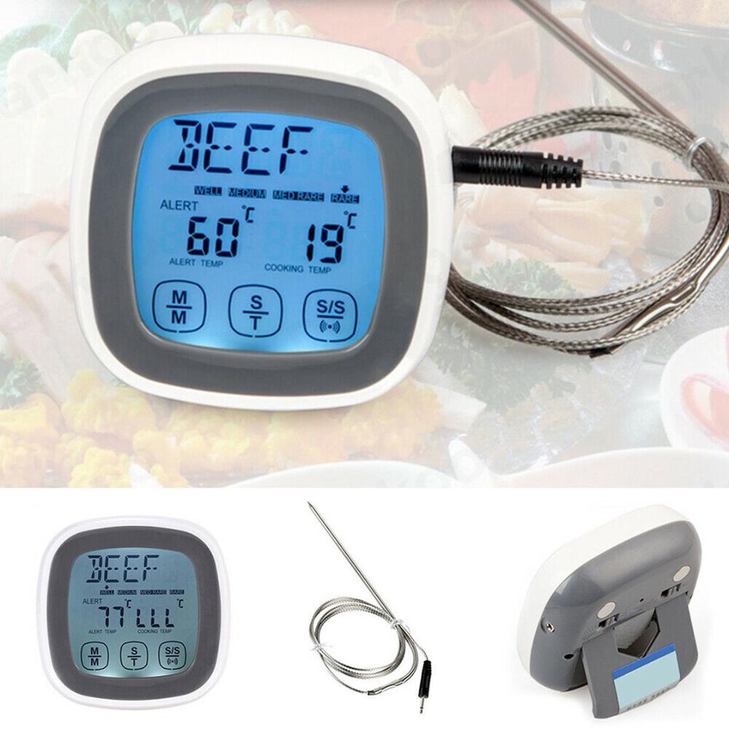 Digital Food Thermometer Probe Kitchen Cooking BBQ Meat Turkey Jam Temperature