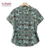 YUZHAOLIN Damen Neue Chinesische Stil Blumenbluse