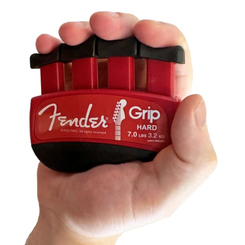 Fender Drip Hand and Finger Exerciser (Hard - 7 lbs / 3.2 kg) ? The best ergonomic finger strengthener to improve playing on all stringed instruments