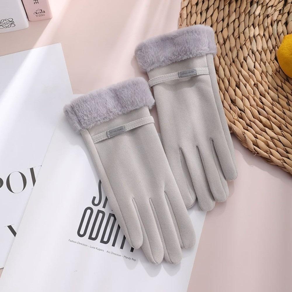 Warm Winter Gloves Touchable Screen Skiing Gloves Full Finger Gloves  for Outdoor Cycling Skiing