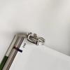 Copper Micro-Inlaid Zirconia Open Ring - Personalized Design for Women, Cool and Creative High-End Fashion Style.