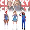Childs Play Cosplay Costume With Polyester Fabric For Women Stage Performance
