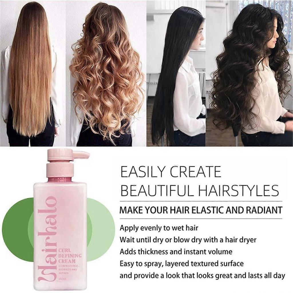 Lockendefinierendes Creme mit Sheabutter und Kokosöl für welliges und lockiges Haar, Anti-Frizz, 1 Packung