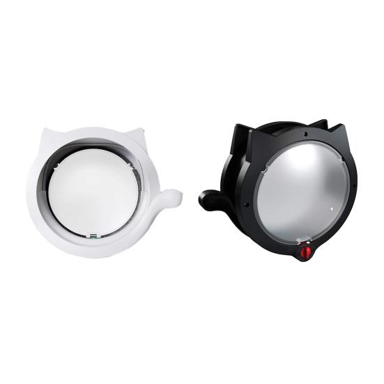 Pet Door Round Security ABS 4 Ways Modes Interior Exterior Door for Dog