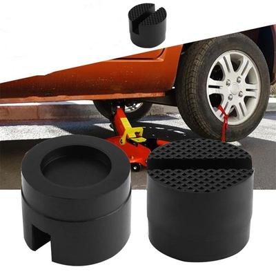 1Pc 5cm Universal Slotted Frame Blocks Rail Floor Jack Guard Adapter Rubber Pads 100% Brand New and High Quality