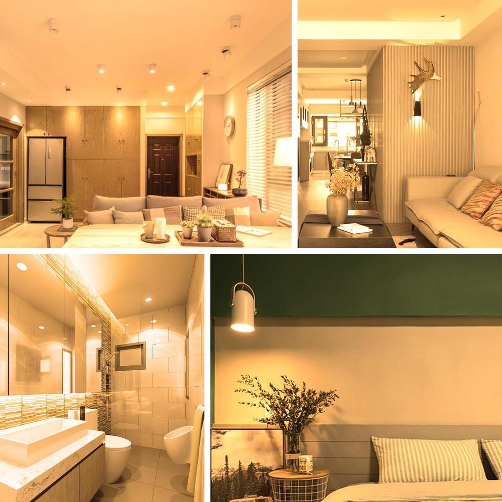 ORALUCE LED Bulbs, E11 Base, 50W Equivalent, Warm White, 3000K, 5W, 550lm, 40° Beam Angle, Concentrated, Spotlight, Compatible with Enclosed