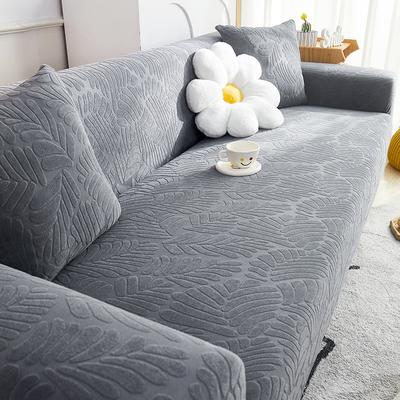 Housse de Canapé en Velours Jacquard Nouvelle Housse Tout-en-Un Tout Compris Polyvalente