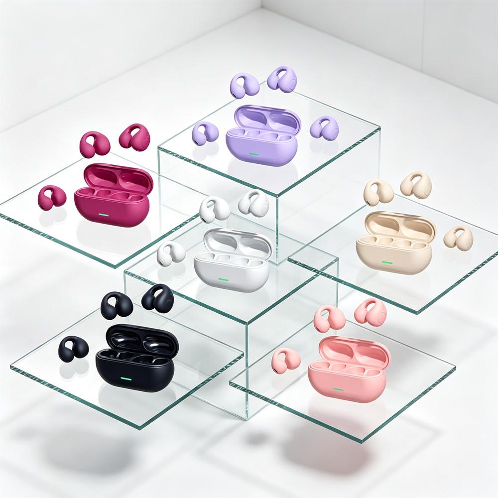 Xiaomi T75 Fone Bluetooth Headset 5.3 Wireless Air Conduction Headphones Clip Ear Music Noise Canceling HD Call Sports Gaming Earphone
