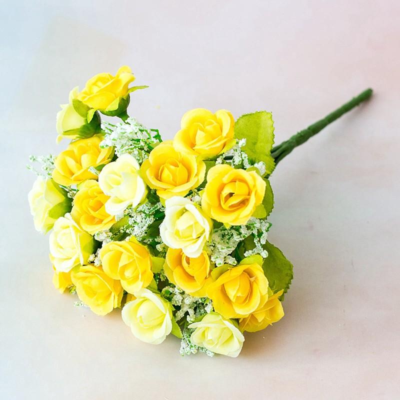 

Künstliche Blumen Fälschung Simulation Leichtgewicht Kunststoffdraht Haus жёлтый