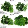 1 Bouquet Wedding Supply Home Decoration Landscape Simulation Grass Artificial Turtle Leaves Lifelike Palm Tropical Plants
