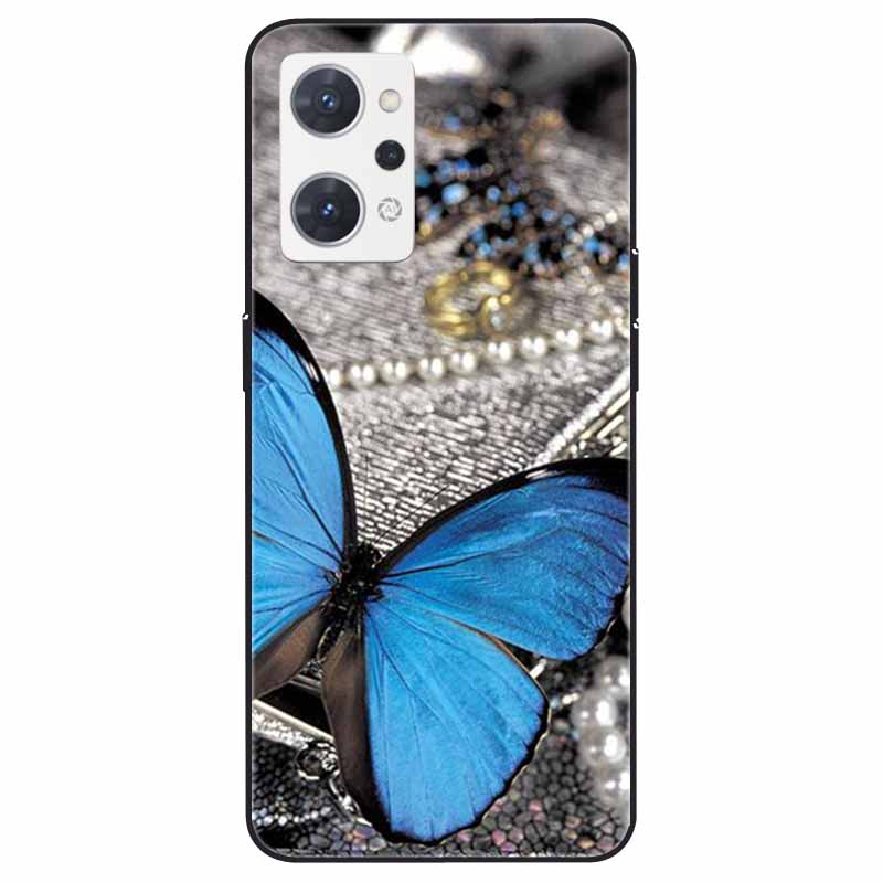 For OPPO Reno 9A 7A Case Soft TPU Fashion Marble Silicone Bumper Covers for OPPO Reno 9 A 5G CPH2523 Reno7A Protector Reno9 A