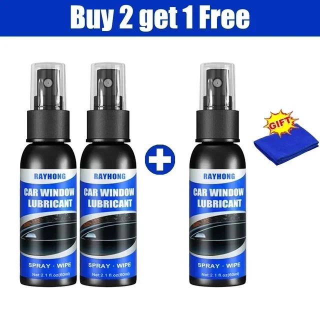 60ml Car Window Lubricant Rubber Door Rubber Strip Car Softening Maintenance Eliminates Noise Universal Car Products Repair Tool