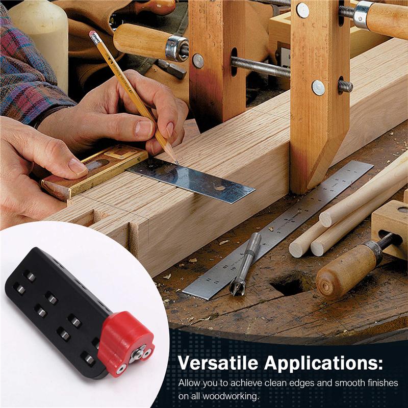 BAAU Chamfer Plane Hand Planer Woodworking Wooden Edge Corner Corner Trimming Chamfering Manual Joiner Carpentry Tools With 4 Cu