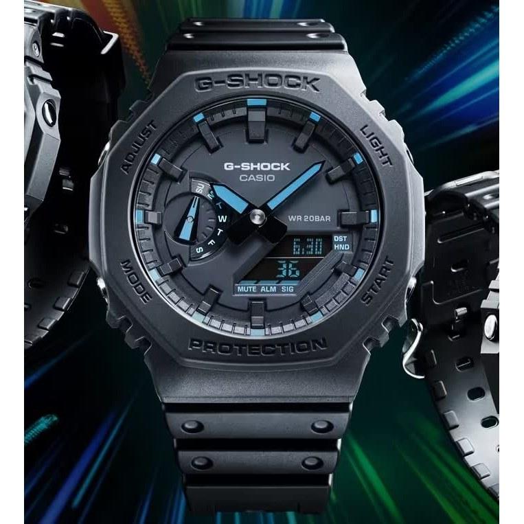 G-Shock GA2100-1A2 Neon Accent Watch Blue