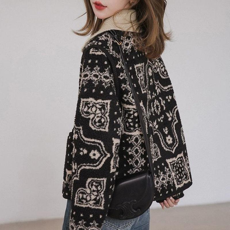 Coat for Women Cotton Autumn Winter Thickened Casual Oversize Windbreaker Jacket