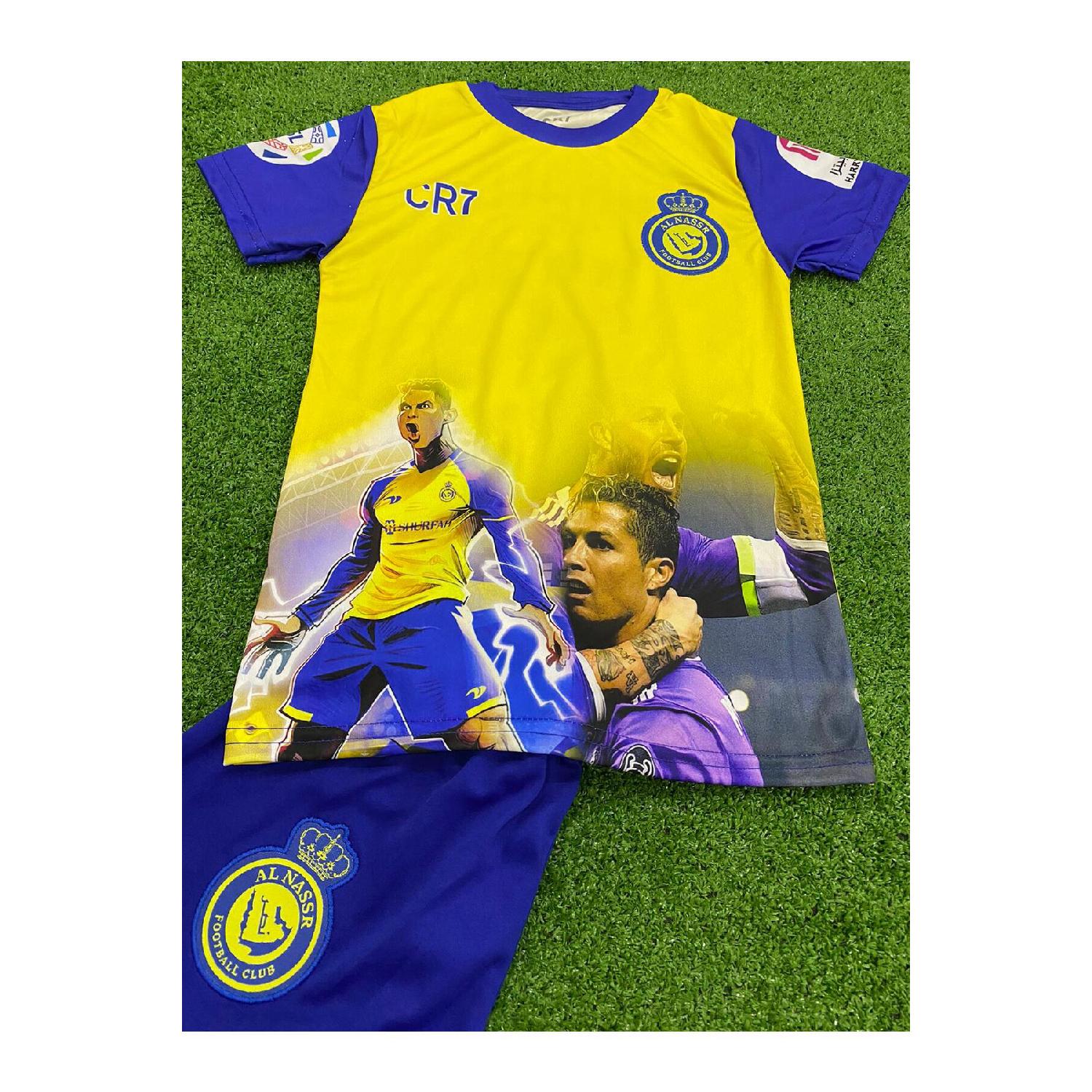 

Cr7 Криштиану Роналду Аль-Наср 2023 Новый сезон Эль-Наср Роналду с изображением Джерси